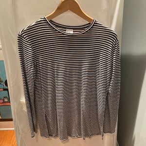 Strip top long leeves shirt from &other stories.